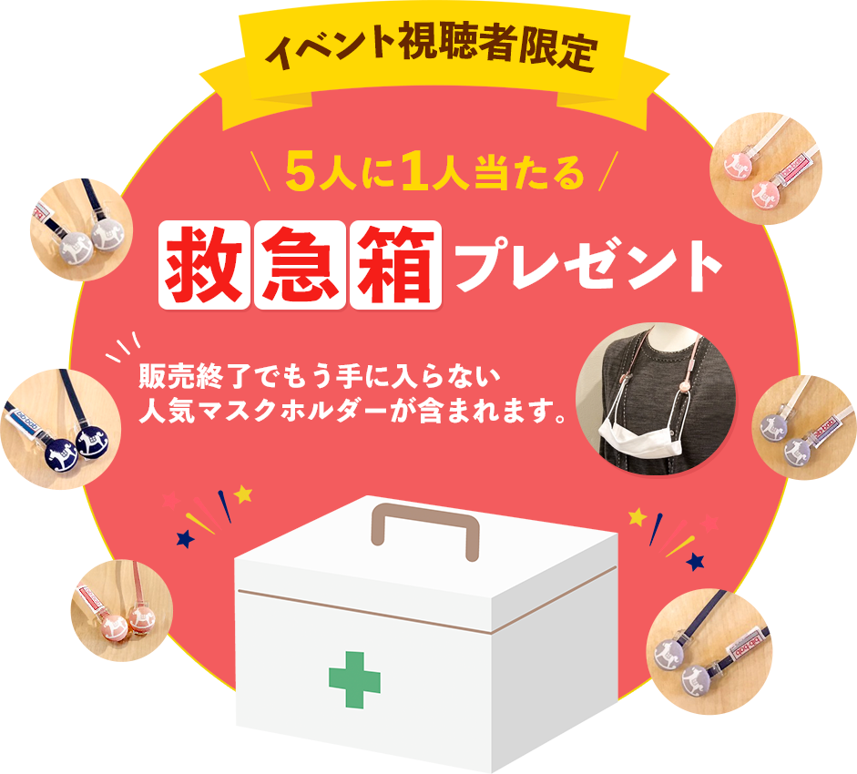 イベント視聴者限定 救急箱プレゼント